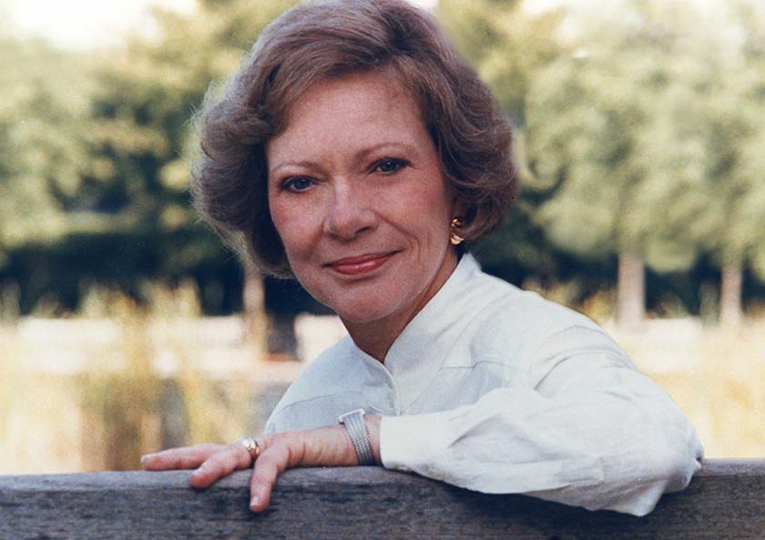 Portrait of Rosalynn Carter in 1993.